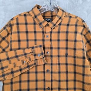 Todd Snyder Button Down Men Large Plaid Long sleeve Cotton Casual
